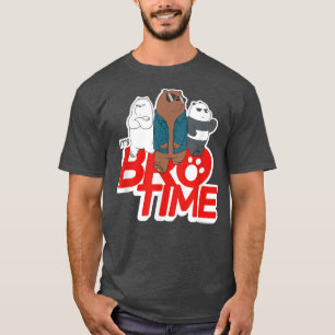 We Bare Bears Grizz Panda Ice Bear It's Bro Time  T-Shirt