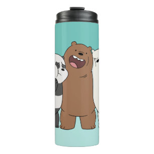 We Bare Bears Group Hug Thermal Tumbler