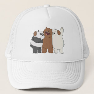 We Bare Bears Group Hug Trucker Hat