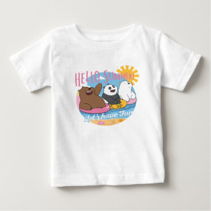 We Bare Bears - Hello Summer! Let's Have Fun Baby T-Shirt