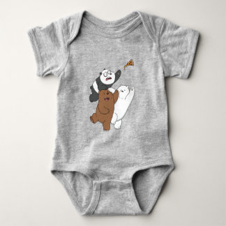 We Bare Bears - Last Pizza Slice Baby Bodysuit