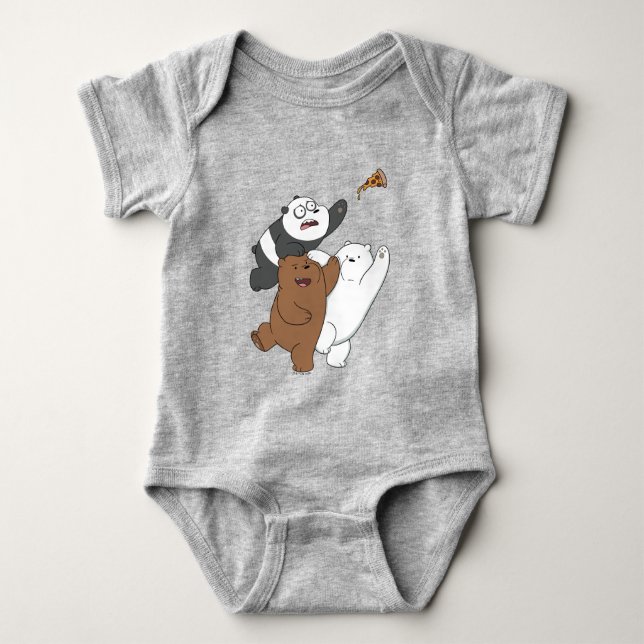 We Bare Bears - Last Pizza Slice Baby Bodysuit (Front)