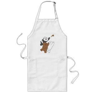 We Bare Bears - Last Pizza Slice Long Apron