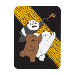 We Bare Bears - Last Pizza Slice Magnet
