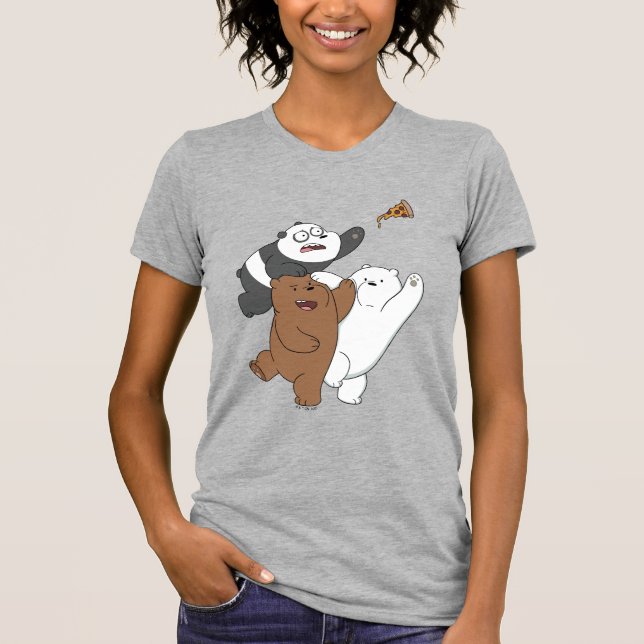 We Bare Bears - Last Pizza Slice T-Shirt (Front)
