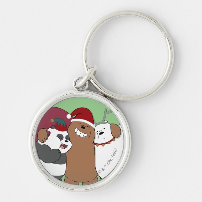 We Bare Bears - Season's Greetings Key Ring (Front)