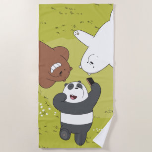 We Bare Bears - #SquadGoals Beach Towel