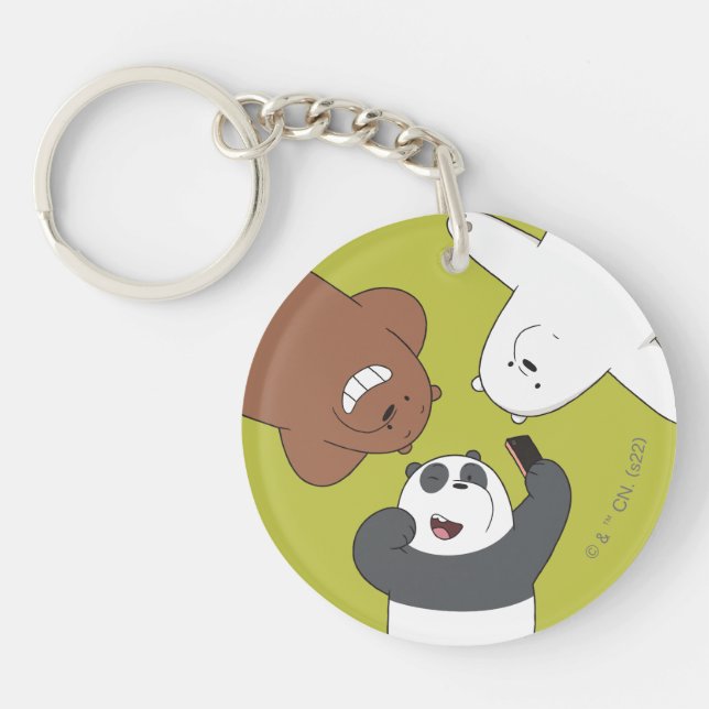 We Bare Bears - #SquadGoals Key Ring (Front)