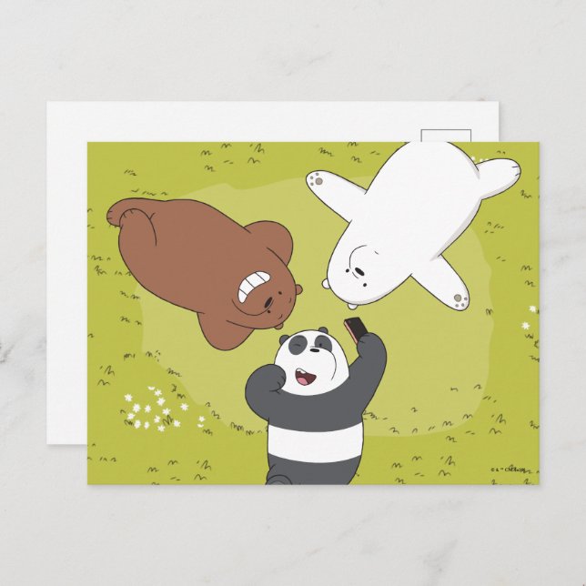 We Bare Bears - #SquadGoals Postcard (Front/Back)