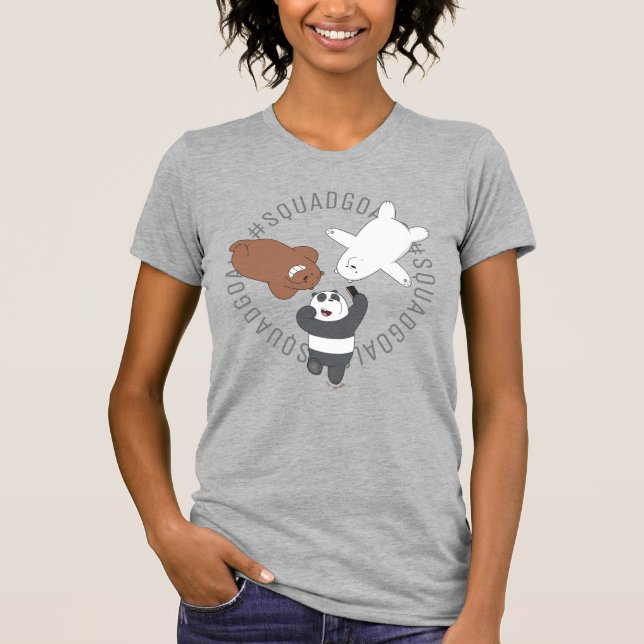 We Bare Bears - #SquadGoals T-Shirt (Front)