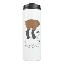 We Bare Bears Stack Tumbler | Grizz panda&Ice Bear
