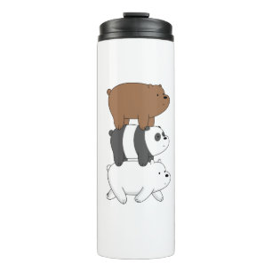 We Bare Bears Stack Tumbler   Grizz panda&Ice Bear