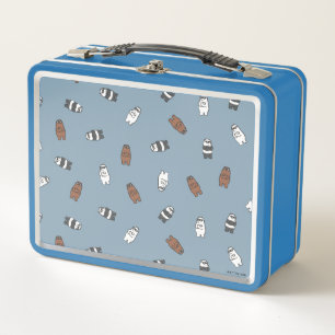 We Bare Bears - Sunglass Bears Pattern Metal Lunch Box