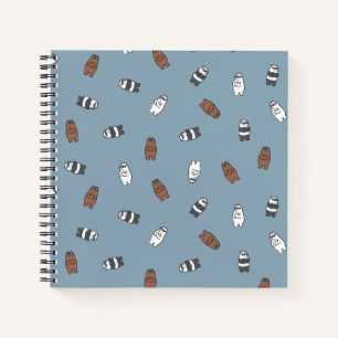 We Bare Bears - Sunglass Bears Pattern Notebook