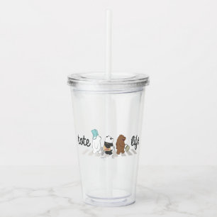 We Bare Bears - Tote Life! Acrylic Tumbler