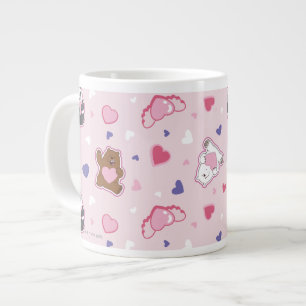 We Bare Bears - Valentine Hearts Pattern Large Coffee Mug