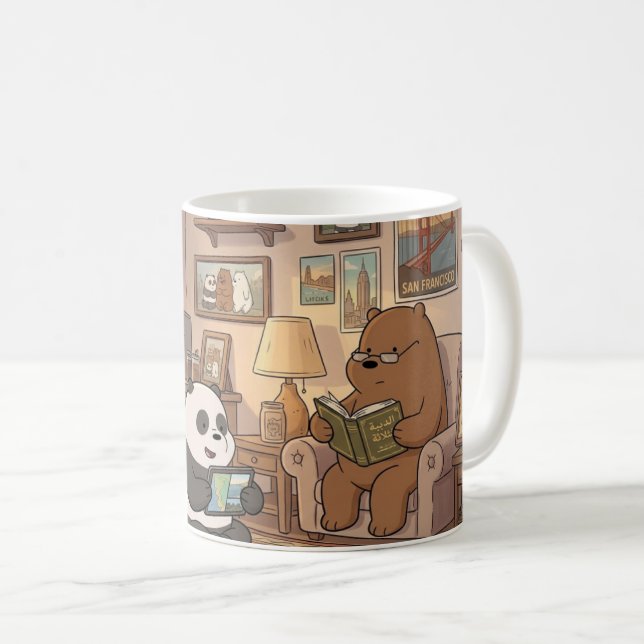 We bear  coffee mug (Front Right)