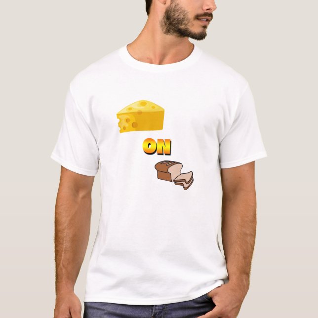 We Bleed Soca Men's Cheese On Bread Shirt (Front)