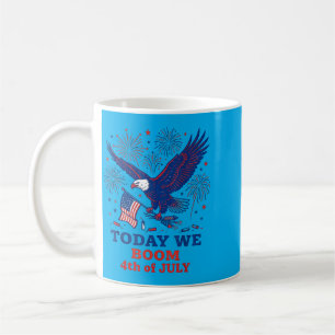 We Boom 4th Of July Funny Eagle Independence Day Coffee Mug