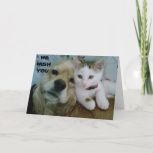 WE BOTH WISH "YOU" A VERY HAPPY "BIRTHDAY" CARD