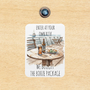 We Bought the Booze Package Cruise Magnet