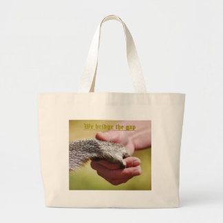 WE BRIDGE THE GAP LARGE TOTE BAG