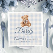 We Can Barely Wait Watercolor Baby Shower