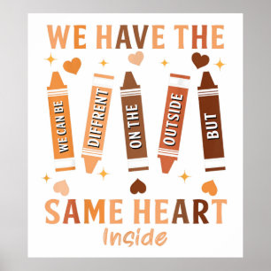 We can be different on the outside poster