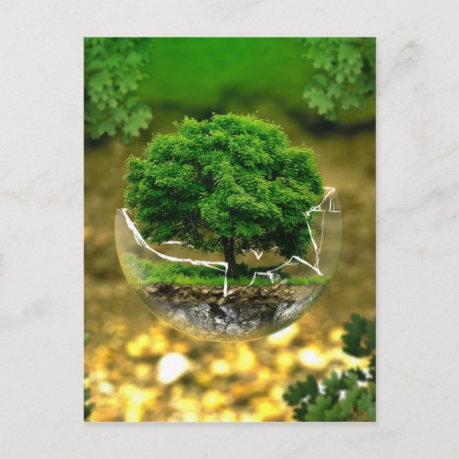 We Can be the Change & Save The Earth! Postcard (Front)