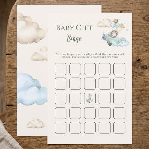 We Can Bealy Wait Tedd Bear Gift Bingo Game   