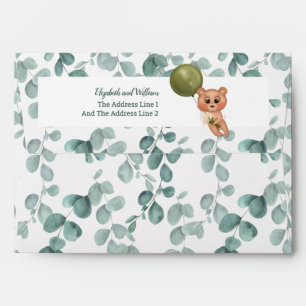 We Can Bearly (Barely) Wait Teddy Bear Baby Shower Envelope