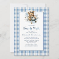 We Can Bearly Wait Aeroplane Baby Shower 