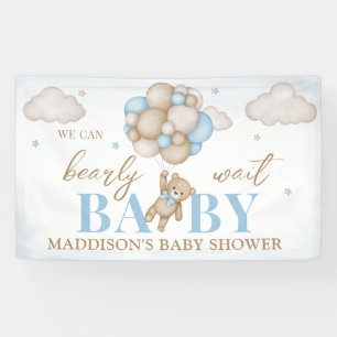 We Can Bearly Wait Baby Shower Banner