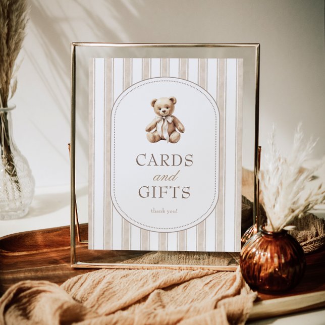 We Can Bearly Wait Baby Shower Cards & Gifts Sign (Creator Uploaded)