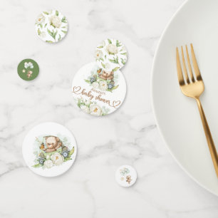 We Can Bearly Wait Baby Shower Confetti