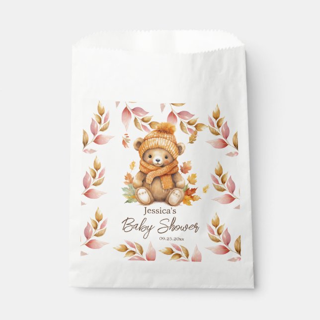 We Can Bearly Wait Baby Shower Favour Bags (Front)