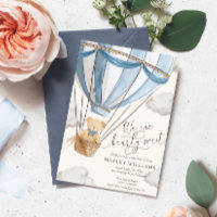 We Can Bearly Wait Baby Shower Invitation