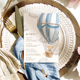 We Can Bearly Wait Baby Shower  Menu