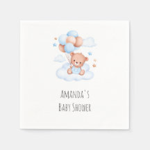 We Can Bearly Wait! Baby Shower Napkins