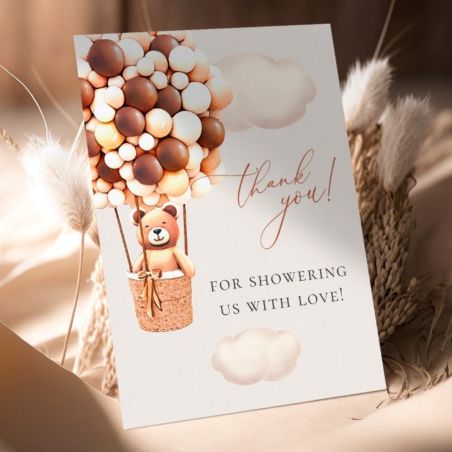 We Can Bearly Wait! Baby Shower Thank You (Creator Uploaded)