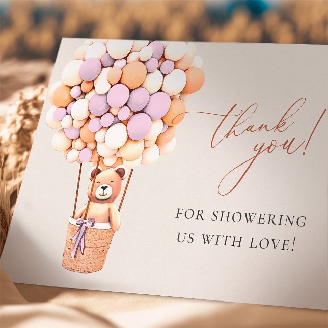 We Can Bearly Wait! Baby Shower Thank You (Creator Uploaded)