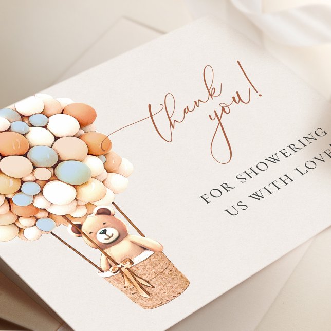 We Can Bearly Wait! Baby Shower Thank You (Creator Uploaded)