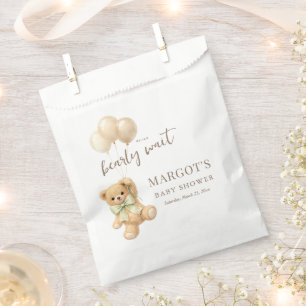 We Can Bearly Wait Baby Shower Thank You Favour Bag