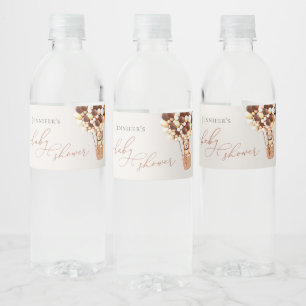 We Can Bearly Wait! Baby Shower Water Bottle Label