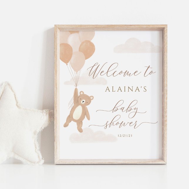 We Can Bearly Wait Baby Shower Welcome Sign (Creator Uploaded)