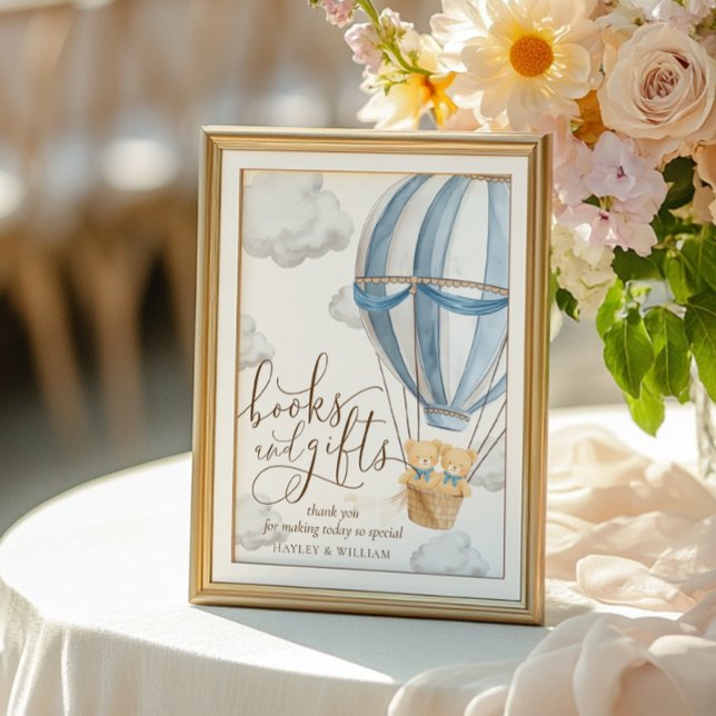 We Can Bearly Wait Books and Gifts Baby Shower Poster (Creator Uploaded)