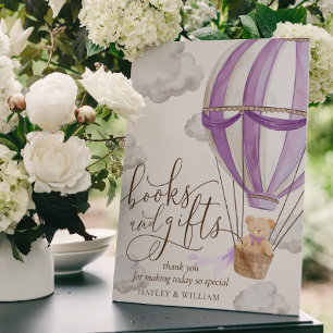 We Can Bearly Wait Books and Gifts Baby Shower Poster