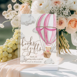 We Can Bearly Wait Books and Gifts Baby Shower Poster