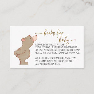 We Can Bearly Wait Books for Baby Card JL01