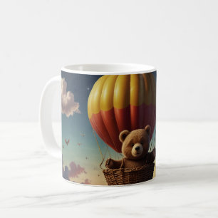 we can bearly wait! brown baby bear  coffee mug